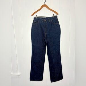 VINTAGE Levi’s Orange Tab Denim Jeans Women’s Size 16 Dark Wash Made in USA